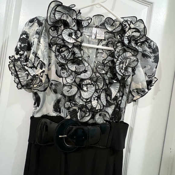 Business Dress with Accent Top - Picture 2 of 4